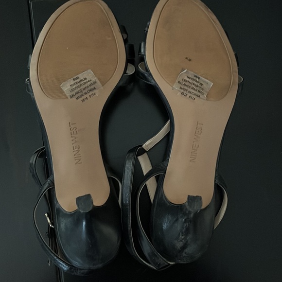 2” BLACK HEELS LIKE NEW NINE WEST DRESS SHOES - Picture 4 of 4